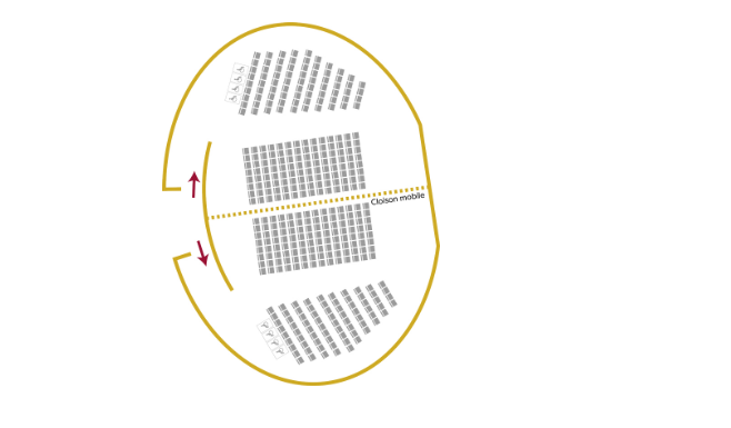 Jean-Paul II Amphitheatre plan