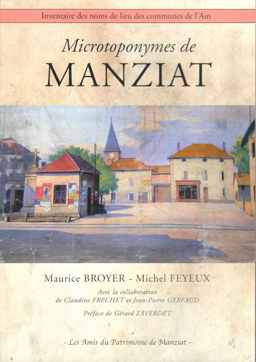couverture Microtoponymes de Manziat