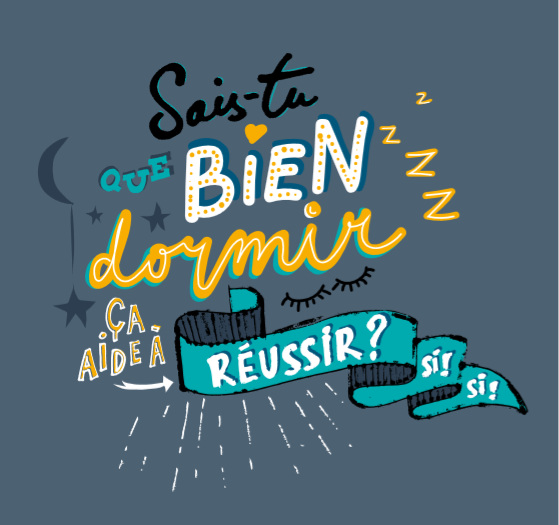 Saistu que bien dormir, ça aide à réussir ? Si ! Si ! UCLy