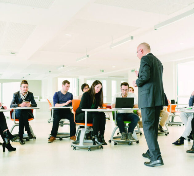 Groupe d'étudiants en formation