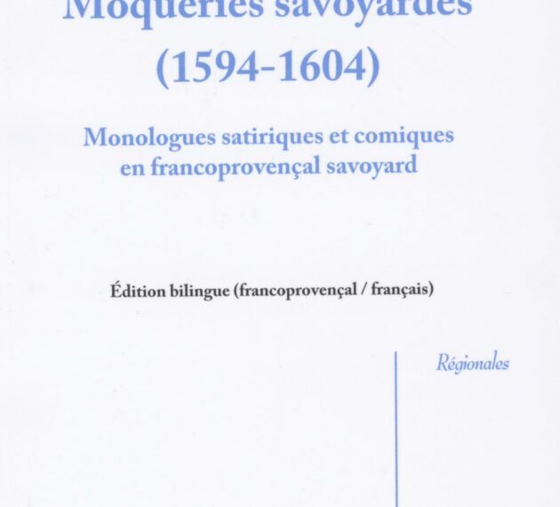 Moqueries savoyardes (1594-1604) - publication - IPG