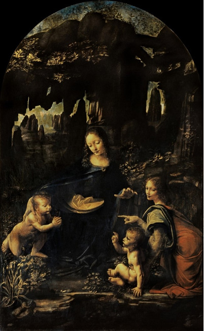 12. La Vierge aux Roches. Leonard de Vinci