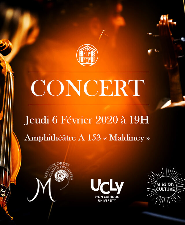 Affiche du concert des étudiants Meltin’cordes Campus Orchestra