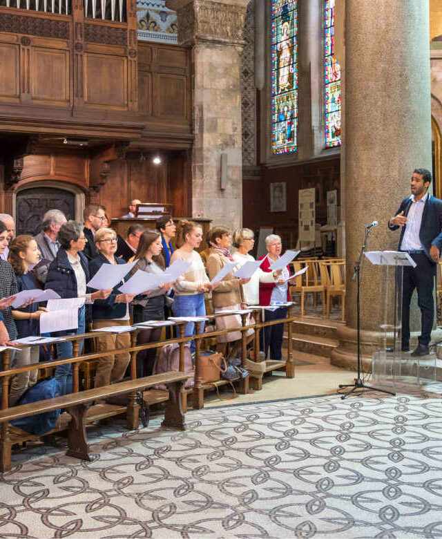 Concert choeurs de l'ucly à la rentrée solennelle 2019