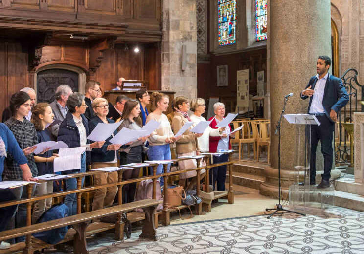 Concert choeurs de l'ucly à la rentrée solennelle 2019