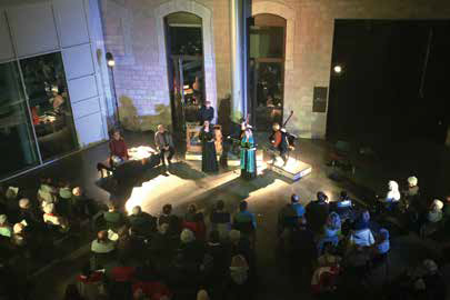 Concert dans le hall de l'UCLy Art