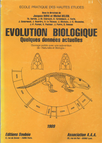 Livre évolution biologique données actuelles