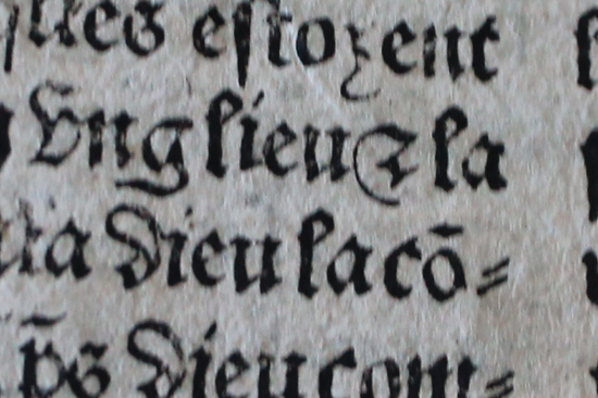 Page de garde de l'incunable imprimé en 1495