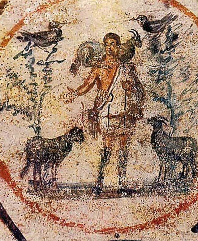 Mosaïque-Good sheperd-conférence-saint Irénée