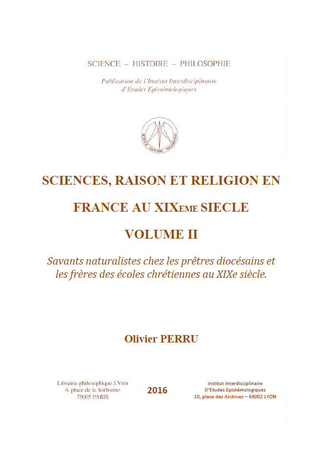 Couverture ouvrage Collection "Science Histoire Philosophie"