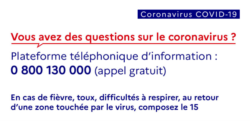 Plateforme Coronavirus