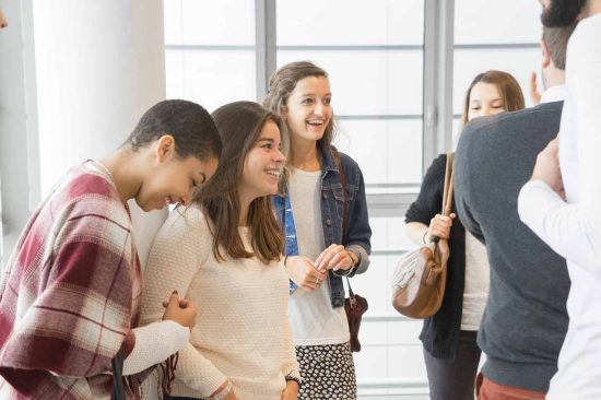 Étudiants sur le Campus Saint-Paul