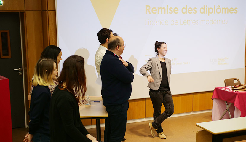 Remise des diplômes Lettres 2022