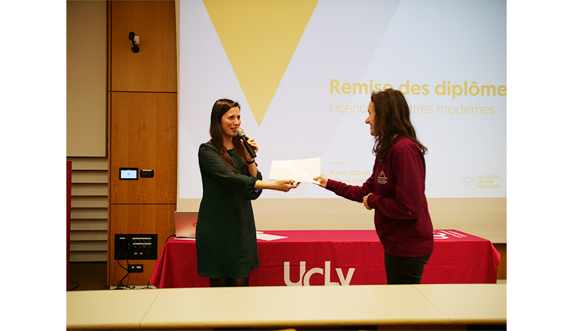 Remise des diplômes Lettres 2022