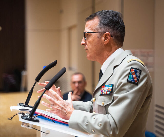 Le général Darricau en conférence à l'UCLy