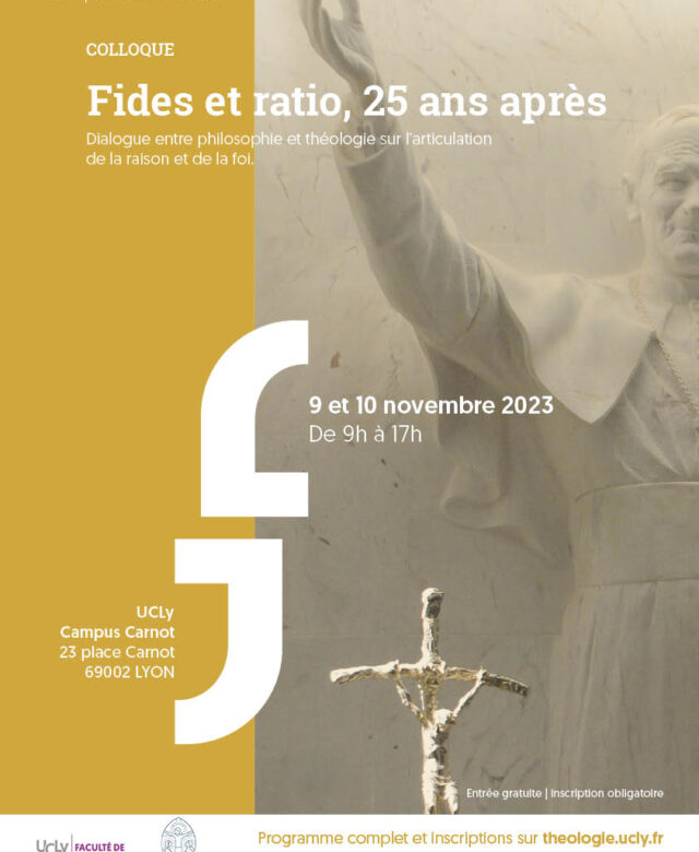 Affiche colloque fides et ratio theo