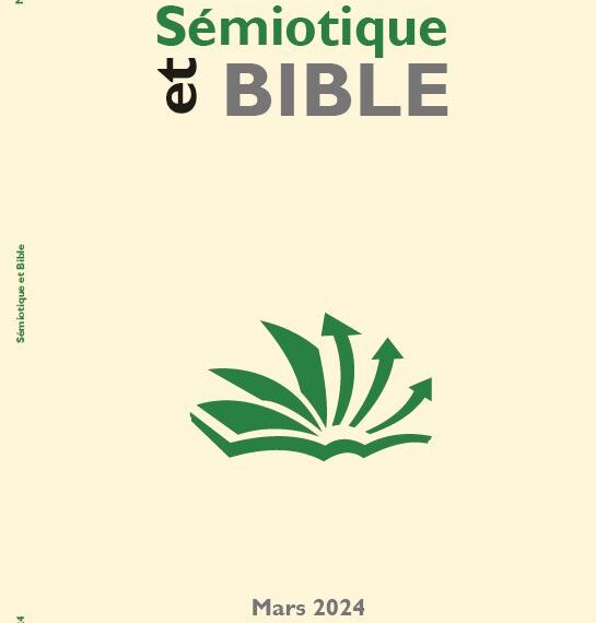 Couverture Sémiotique et bible n° 188