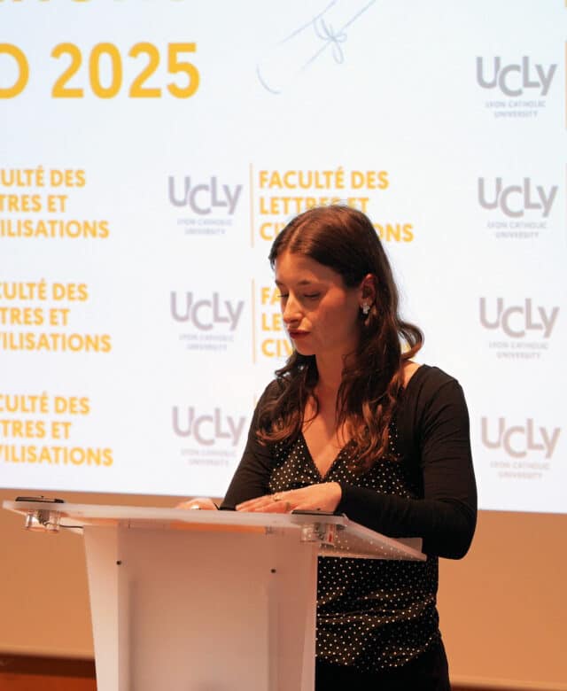 Discours de Marie, major de promo, à la remise de diplôme de la Licence d'Histoire de l'UCLy